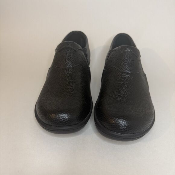 Flex Step Women Wide Black Shoes Loafers Size 7W With Memory Foam - Picture 2 of 13